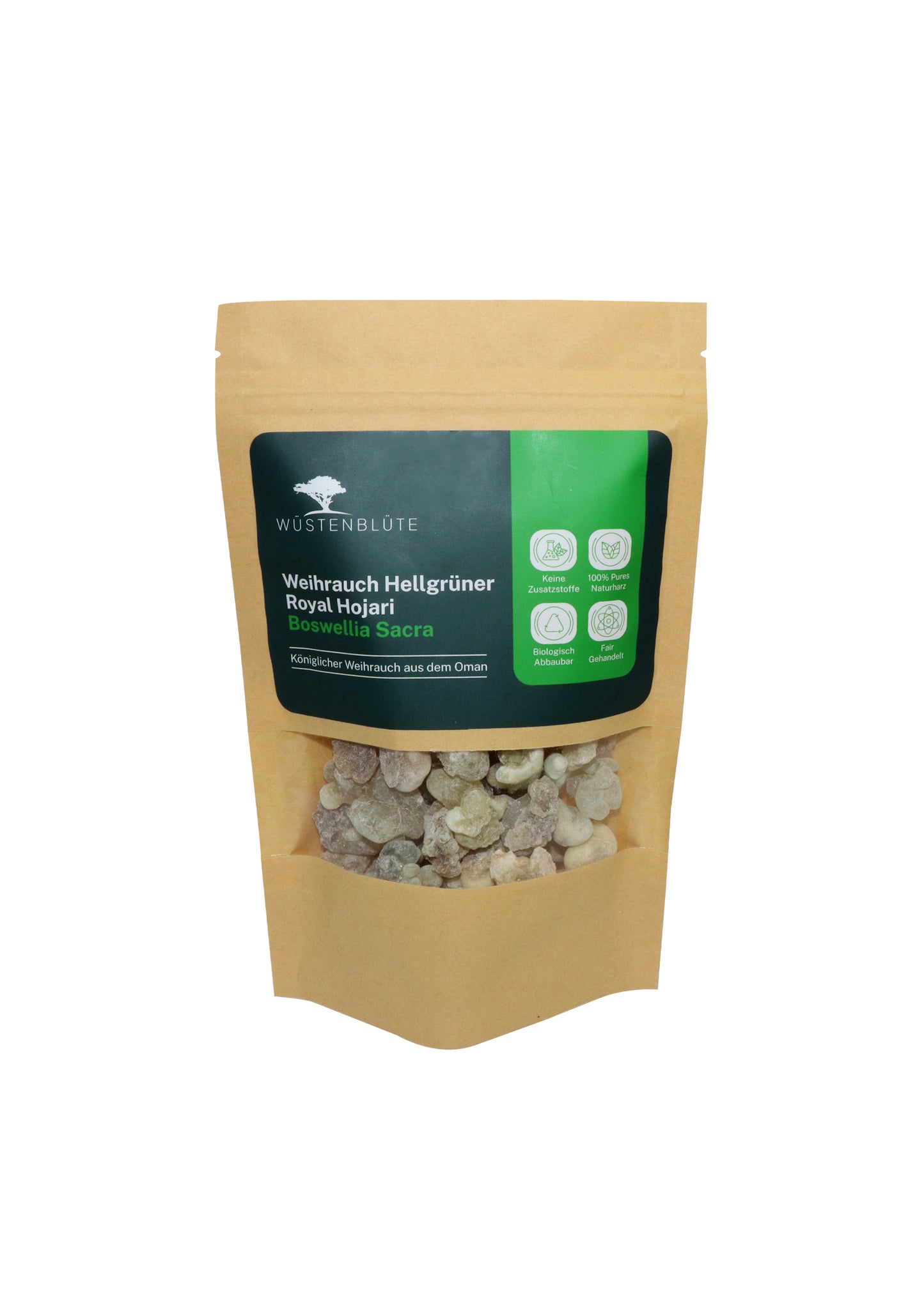 Hellgrüner Weihrauch Royal Hojari 1. Grad Boswellia Sacra