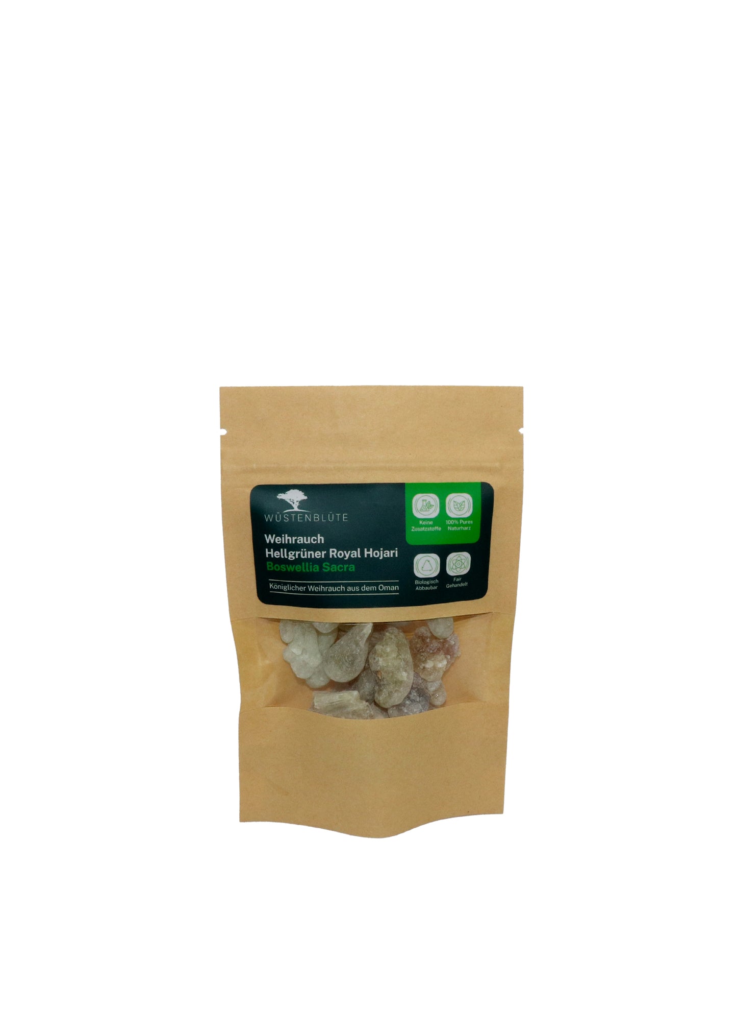 Hellgrüner Weihrauch Royal Hojari 1. Grad Boswellia Sacra